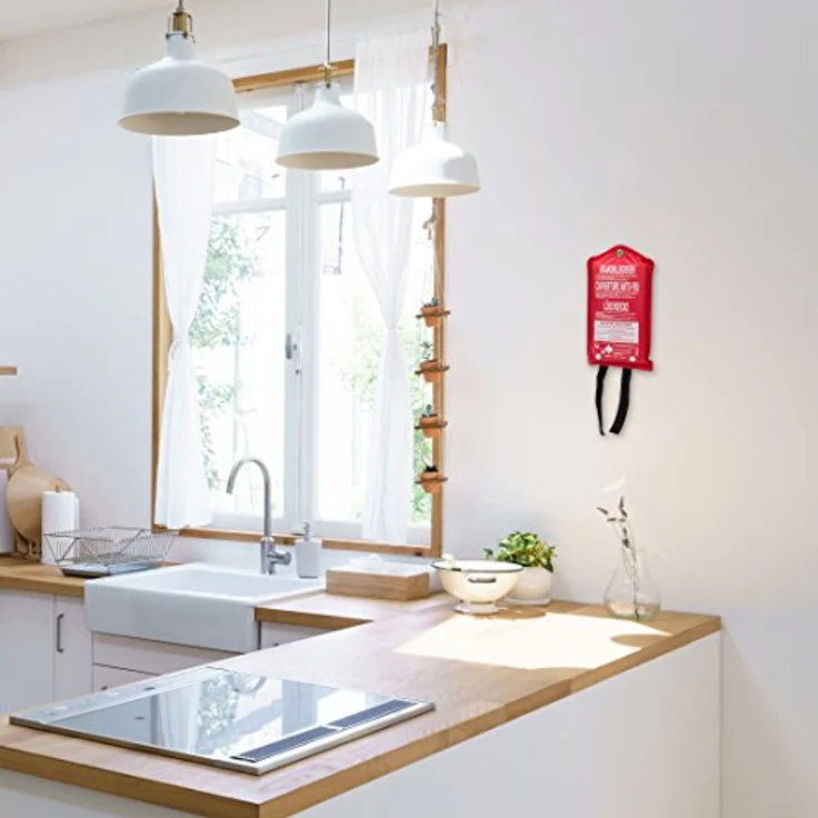 Smartwares Löschdecke Feuerlöschdecke Feuerdecke Feuerlöscher Decke BBD130 – Bild 6