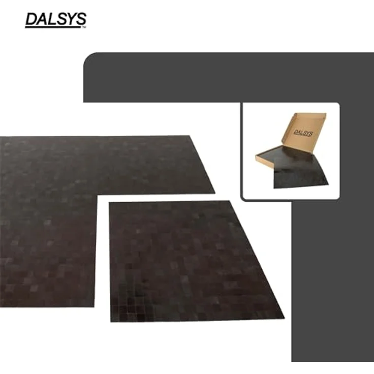 Dalsys 11x 3D-Wandpaneele Aluoptik, selbstklebend, 1m², Dunkelbraun, pflegeleicht und robust – Bild 3