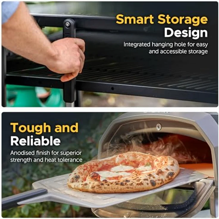 Ooni 14 Zoll Perforated Peel Perforierte Pizzaschaufel 35cm – Bild 5