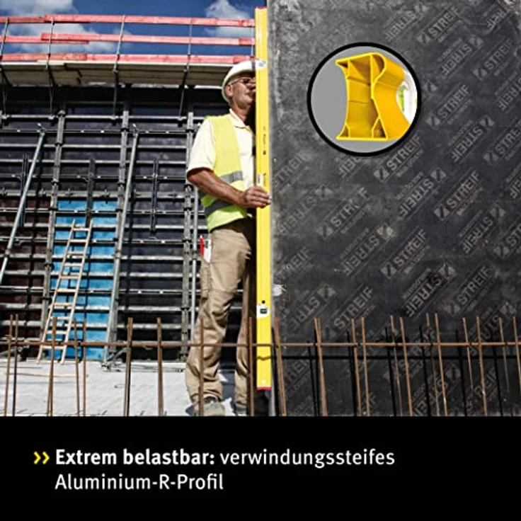 STABILA Wasserwaage Type R 300, 183 cm – Bild 3