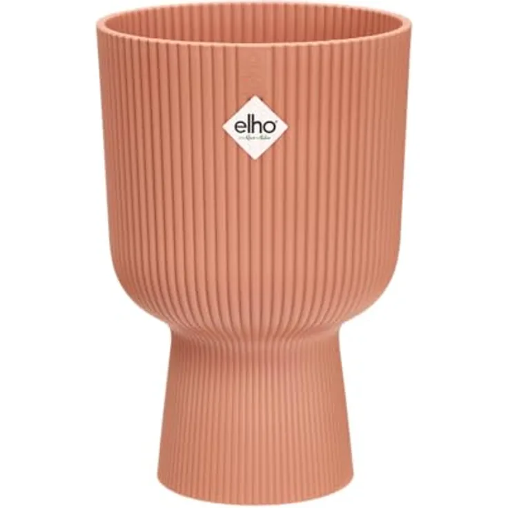 Elho Vibes Fold Coupe 14 - Blumentopf für Innen - 13.9 x H 21 cm Delicate Pink