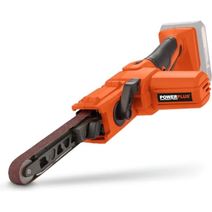 POWER plus Dual Power Feile/Bandschleifer POWDP50700-20V (Akku und Ladegerät nicht enthalten) - SCHMALE & SCHWER ERREICHBARE BEREICHE, EINSTELLBARE GESCHWINDIGKEIT, ERGONOMISCHE BEDIENUNG, EINFACHER AUSTAUSCH DES SCHLEIFBANDES – Bild 1