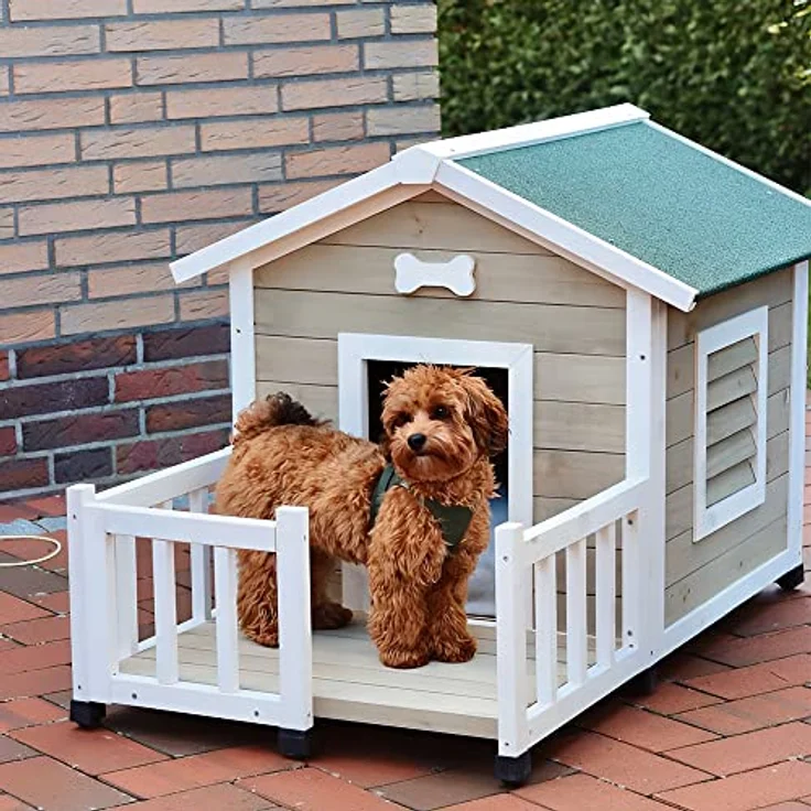 Hundehütte "TALAMONE JAVA" L x B x H: 115 x 76 x 74 cm – Bild 2