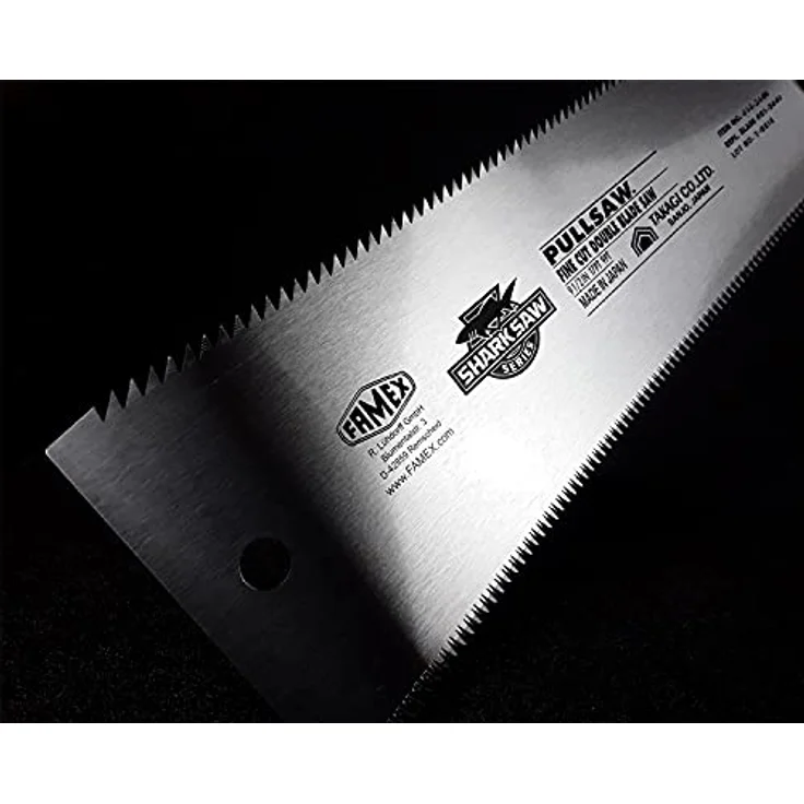 FAMEX Japansäge 5510 Ryoba 240mm, Zugsäge mit Karbonstahl, 9-17 TPI für präzise Schnitte – Bild 4