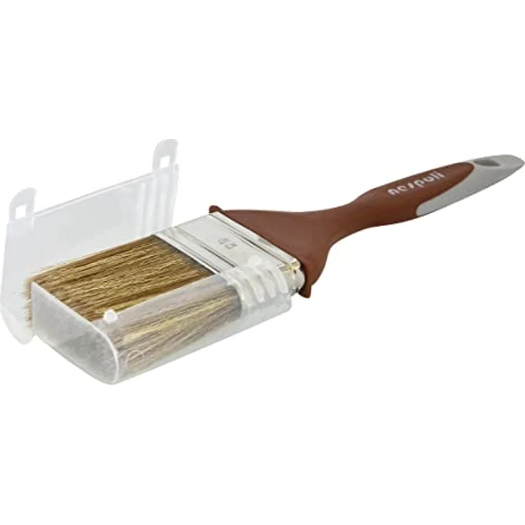 Nespoli FillPro Wood Flachpinsel  Lasuren, AirTouch-Griff 8. Stärke, 60 mm - Preisvergleich – Bild 2