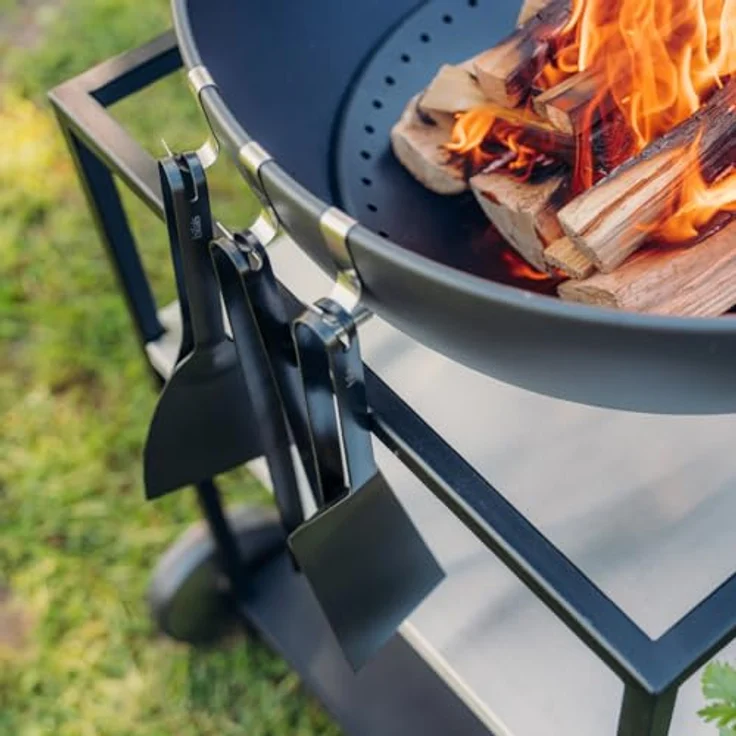 höfats Wender schwarz, Edelstahl Grill- und Pfannenwender mit PVD-Beschichtung, spülmaschinenfest – Bild 5