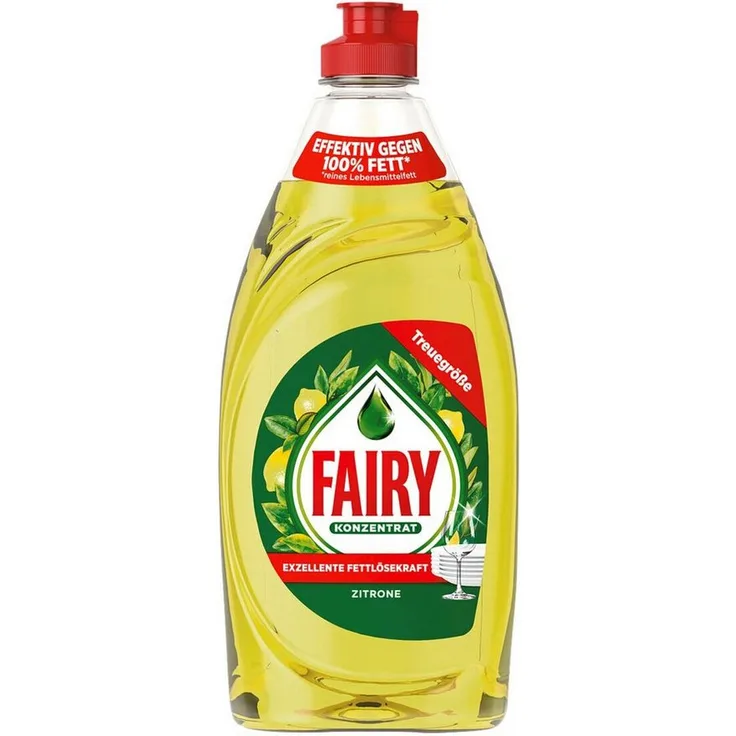 Fairy Zitrone Geschirrspülmittel, ultra konzentriert für strahlend sauberes Geschirr, 520 ml