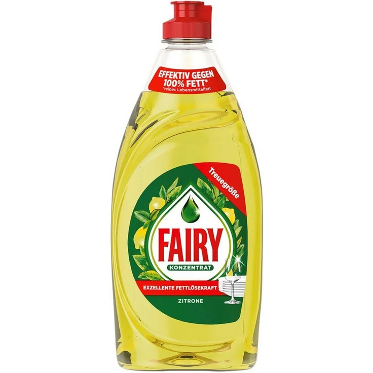 Fairy Zitrone Geschirrspülmittel, ultra konzentriert für strahlend sauberes Geschirr, 520 ml