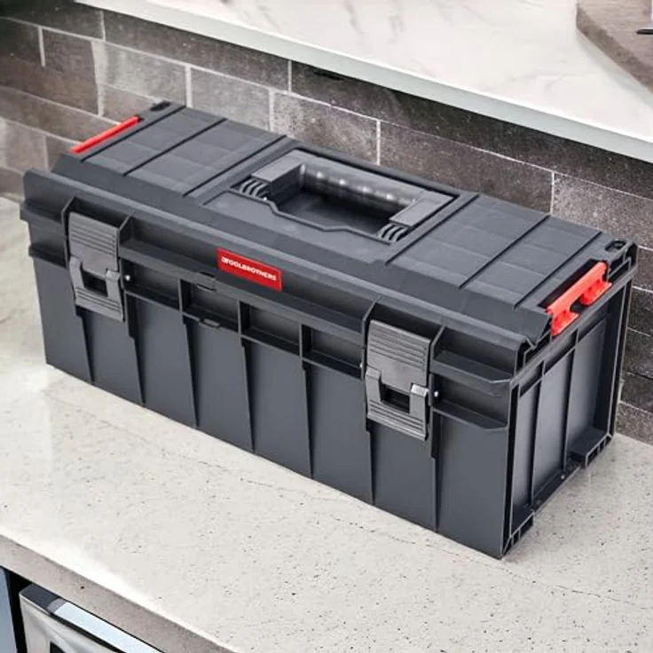 Tool Brothers RHINO L Werkzeugkoffer ECO Basic, stapelbar, 22 l, IP54, 545 x 270 x 230 mm – Bild 3