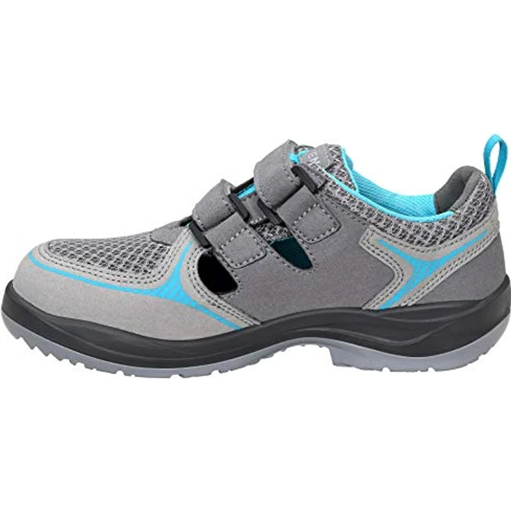 ELTEN MILA aqua Easy ESD S1 Sicherheitsschuh, Damen-Sicherheitssandale, Mikrofaser/Meshmaterial, grau – Bild 5
