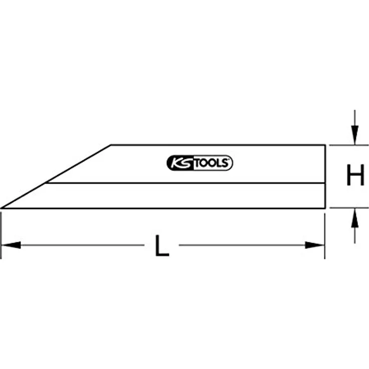 KS Tools 300.0637 Präzisions-Haarlineal, 400mm – Bild 4
