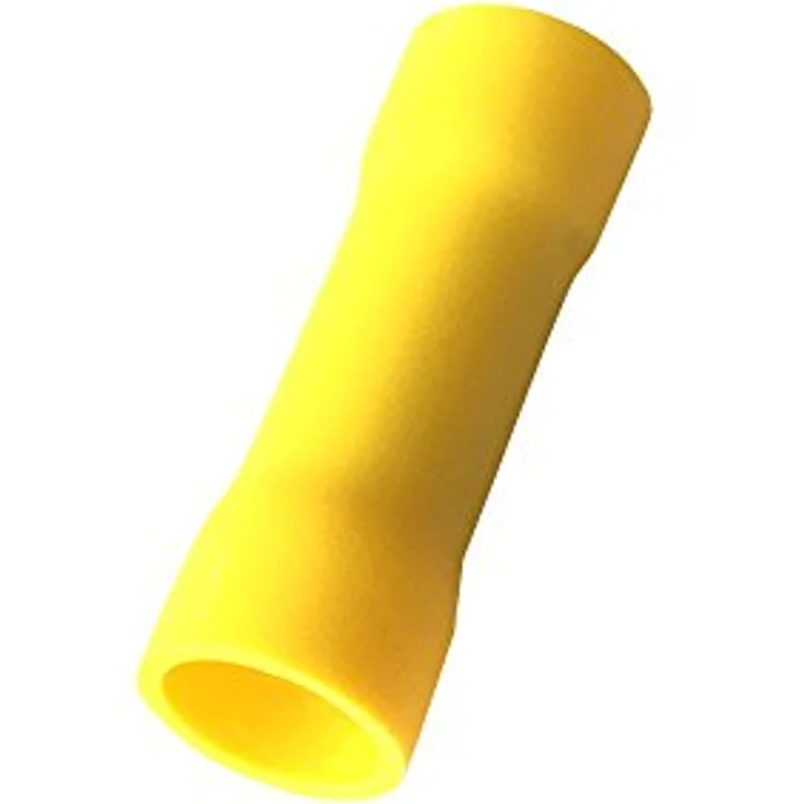ARLI Crimpzange Set, Profi Zange mit Ratschenfunktion und 50x gelben Stoßverbindern, 4-6 mm² Quetschverbinder für isolierte Steckverbindungen – Bild 4