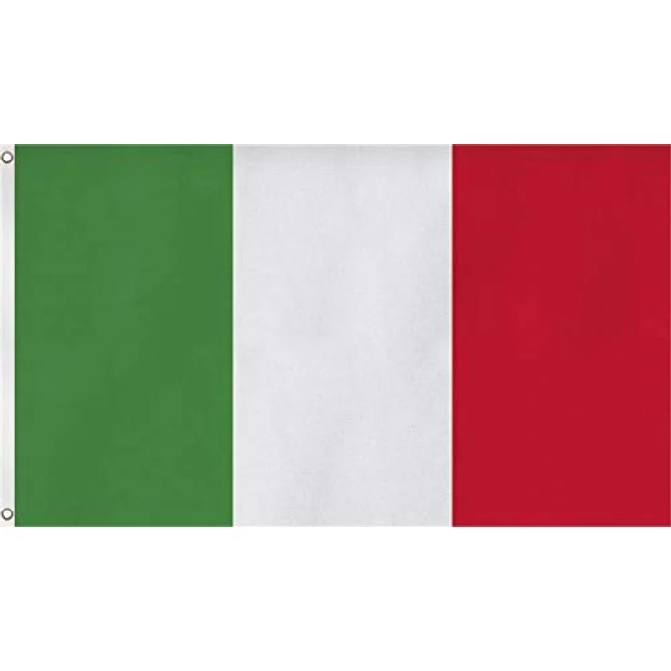 normani Hissfahne Italien, wetterfest mit zwei Messingösen, 90 x 150 cm aus 100% Polyester – Bild 1