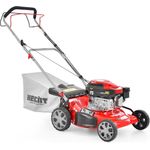 HECHT 546 SCW, Benzin-Rasenmäher mit Antrieb, 45 cm Schnittbreite, 55 L Fangkorb, 3,8 PS, Mulchen