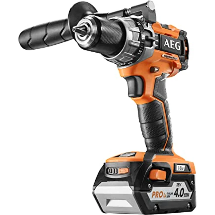 AEG 18 V PRO18V Brushless Akku-Kompakt-Schlagbohrschrauber BSB18C2BL-202C, 2-Gang-Getriebe, max. Drehmoment 60 Nm, Bohrfutter 13 mm, 2 x 2,0Ah & Ladegerät im Koffer – Bild 3