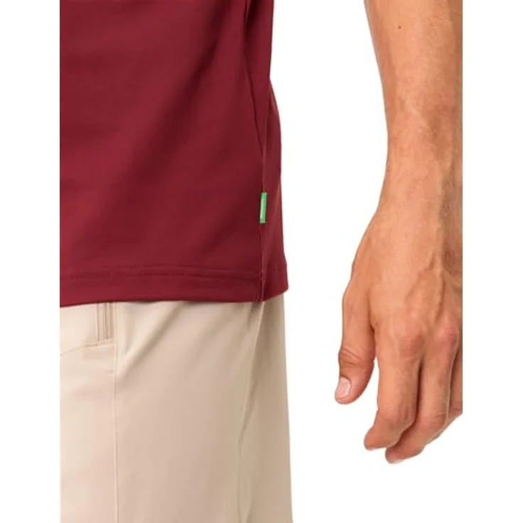 Vaude Essential Herren Shirt, umweltfreundlich, schnell trocknend, geruchshemmend, Rot, XXL – Bild 5