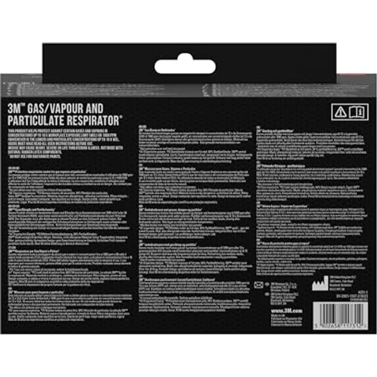3M Partikelfilter 2135PRO1 - Feinstaubfilter mit Schutzstufe P3 für 3M Atemschutzmaske - 1 Paar P3 Filter mit innovativer Filtertechnologie – Bild 9