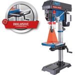 Scheppach Profi Säulenbohrmaschine DP18Vario (550 W, Gusseisen-Konstruktion, stufenlose Drehzahlregulierung, Bohrfutter 16mm, Laser, LED, inkl. Tischverbreiterung)