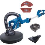 Scheppach Trockenbauschleifer DS930 (Langhals Wand-Deckenschleifer mit 710 W, Ø 215 mm, teleskopierbar, neigbar, LED) - inkl. Schleifscheiben, Absaugadapter-Schlauch und Tasche