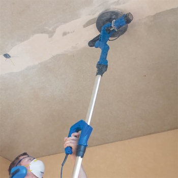Smerigliatrice Da Muro E Soffitto Scheppach DS930 710W - Testa Orientabile 0-90° Con Dischi E Aspirazione