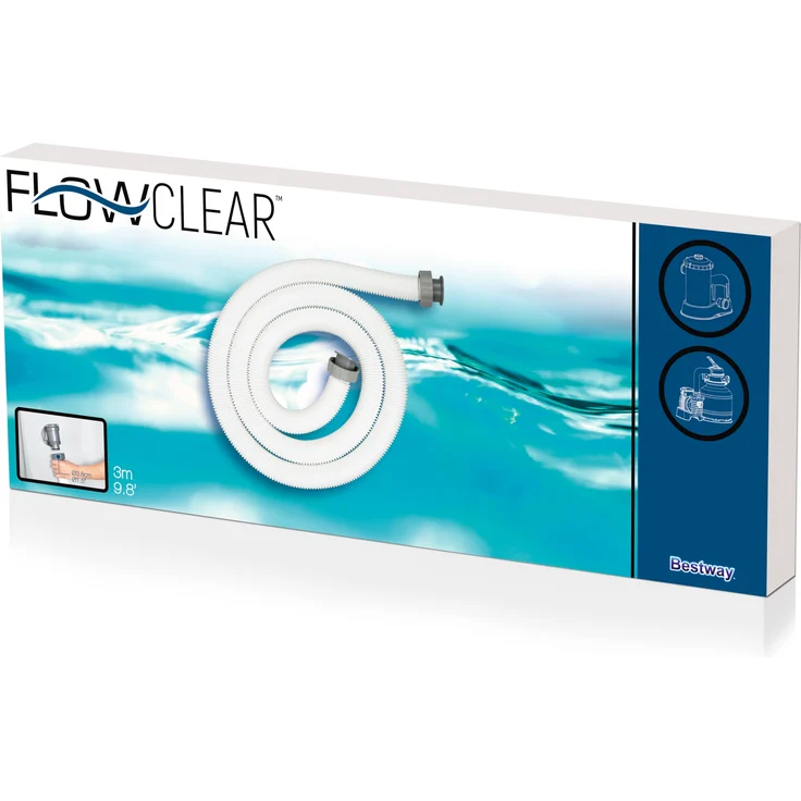 Bestway inkl. Schlauchklemmen Pool Universal Pumpenschlauch 3 m - verschiedene Modelle – Bild 1