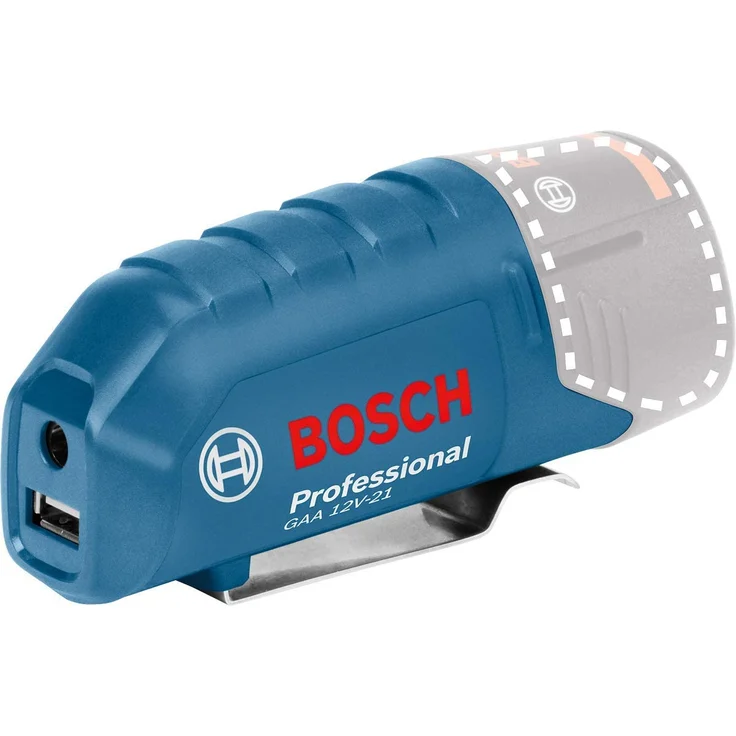 Bosch Professional Ladegerät GAA 12V-21, USB-Ladeadapter, Ladestrom von 2,1A - 0618800079 – Bild 1