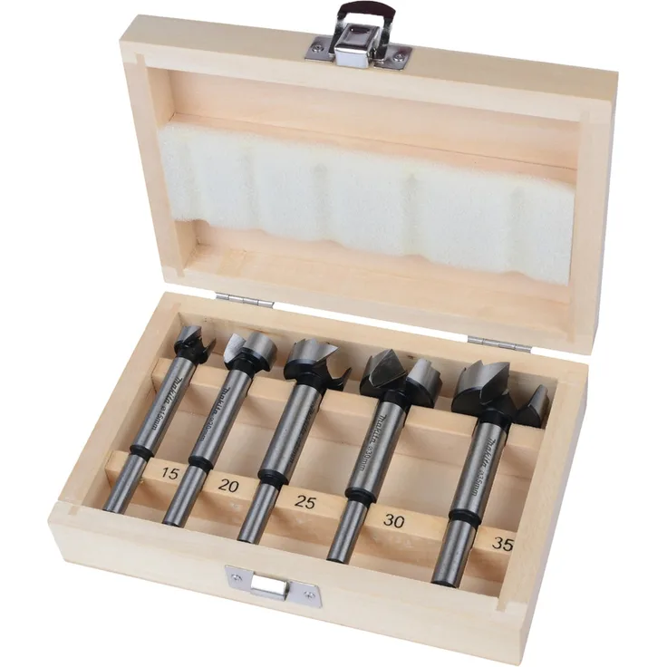 Makita D-47363 5-tlg. Forstnerbohrer-Set, 15 - 35 mm