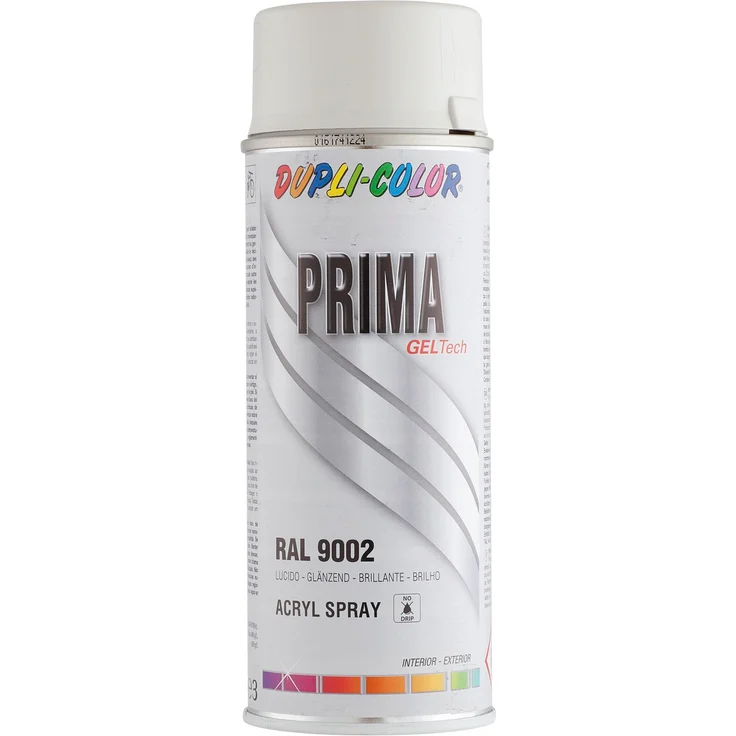 Dupli-Color Lackspray Prima 400ml, grauweiß glänzend - RAL 9002 – Bild 1