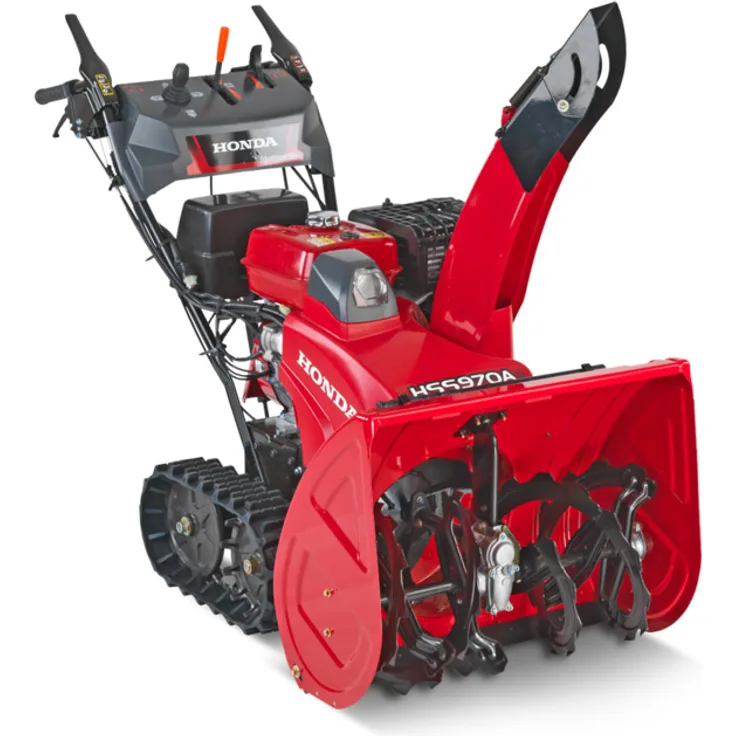 Honda HSS 970A TD Benzin-Schneefräse, 6300 Watt, Räumleistung: 52 t/h, mit Betriebsstundenzähler Räumbreite 71 cm Höhe 55 cm Weite 16 m