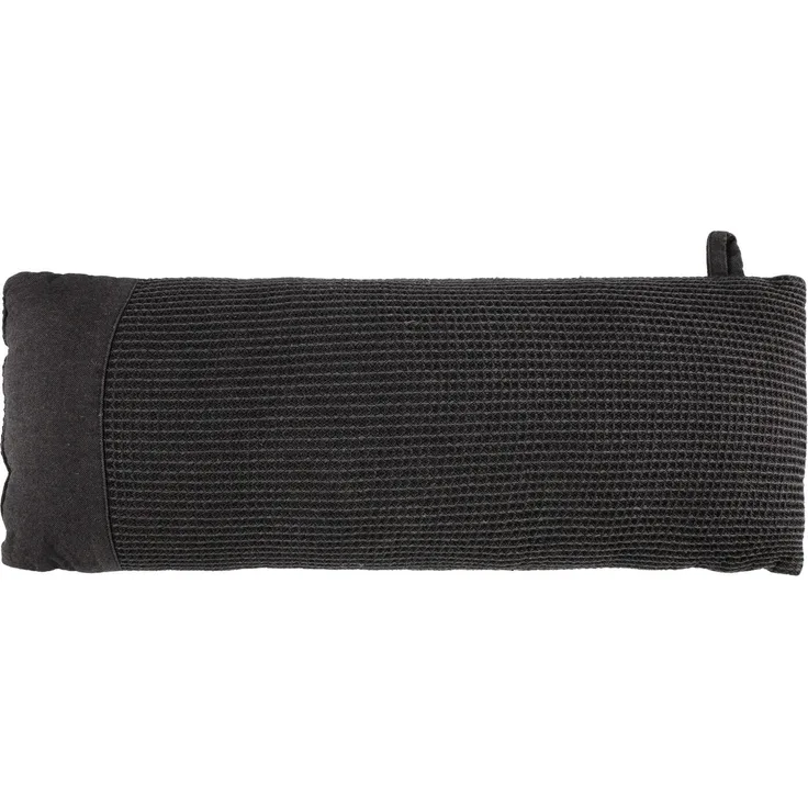 Rento - Saunakissen Kenno grau-schwarz - 50x22cm