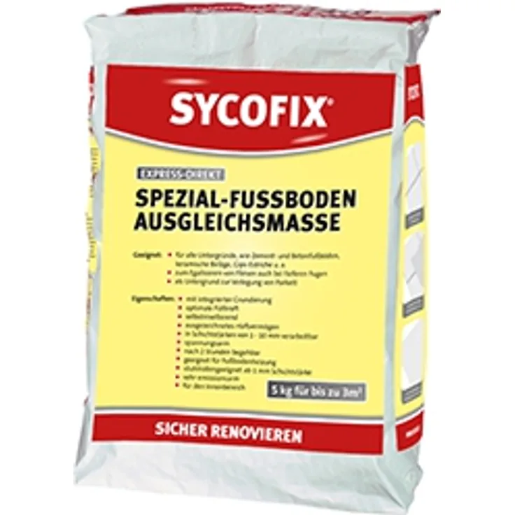 Sieder Sycofix Spezial- Fußboden Ausgleichsmasse Express Direkt 5kg