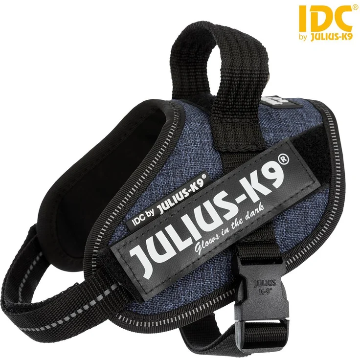 Julius-K9® IDC Powergeschirr Baby & Mini jeans Mini-Mini (S) – Bild 1
