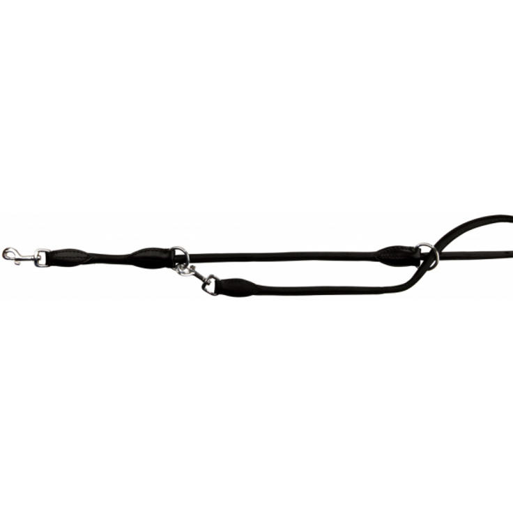 Trixie Active V-Leine rundgenäht schwarz S-M: 2,00 m/ø 8 mm