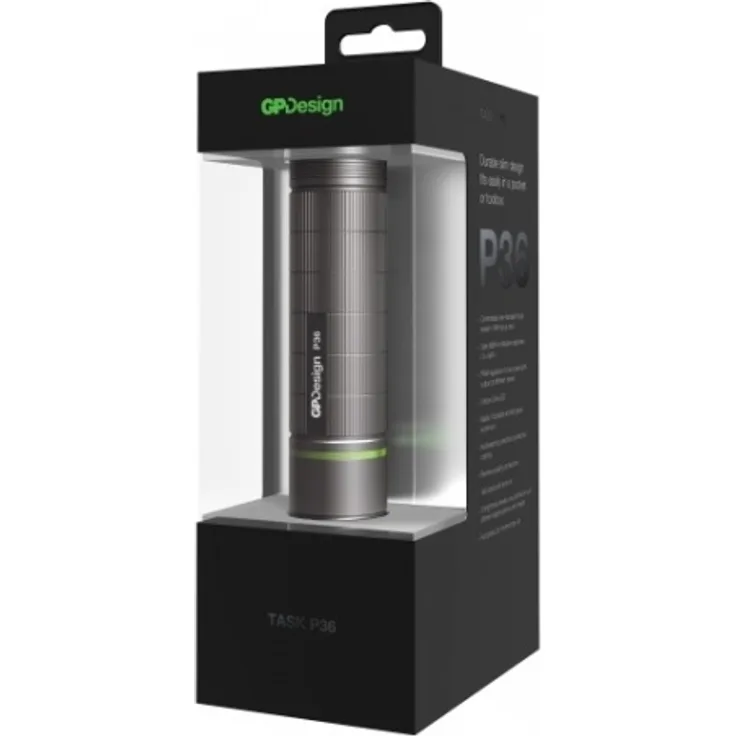 GP Battery LED-Taschenlampe Design P36 Polaris 300 Lumen, IPX 4, 265P36P24AU-C3