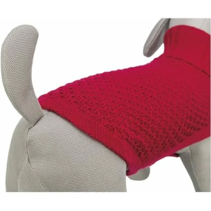 Trixie Hundepullover Rot M, 20 x 30 x 2 cm, hochwertiges Hundezubehör – Bild 3