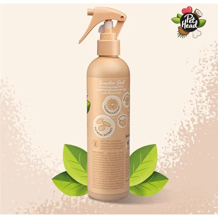 Pet Head Fellpflege Spray "Sensitive Soul", Kokosduft für empfindliche Haut, 300 ml – Bild 2