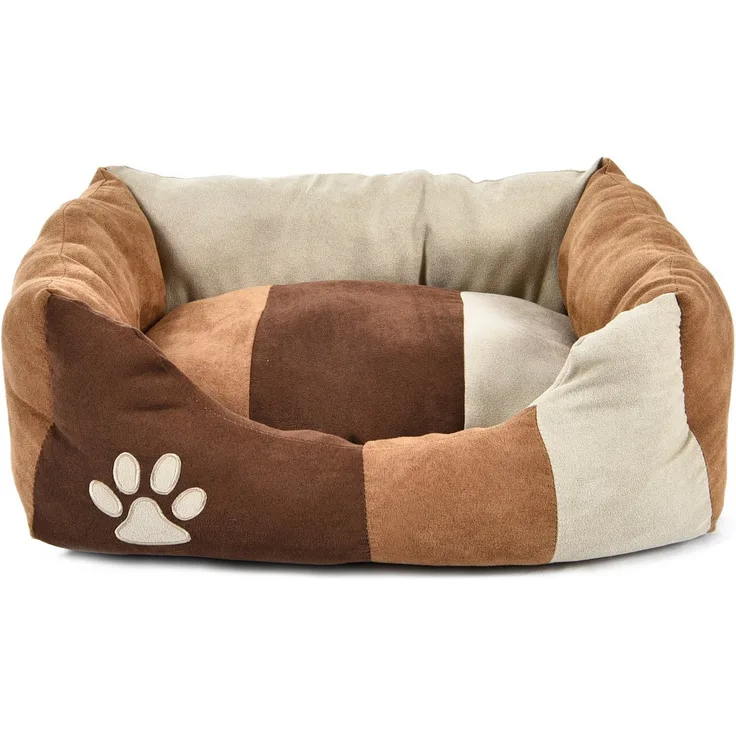 HEIM Tierbett Kuschelbett "Golden-Deluxe", braun - Rechteckige Form, 100% Polyester, in 3 Größen erhältlich
