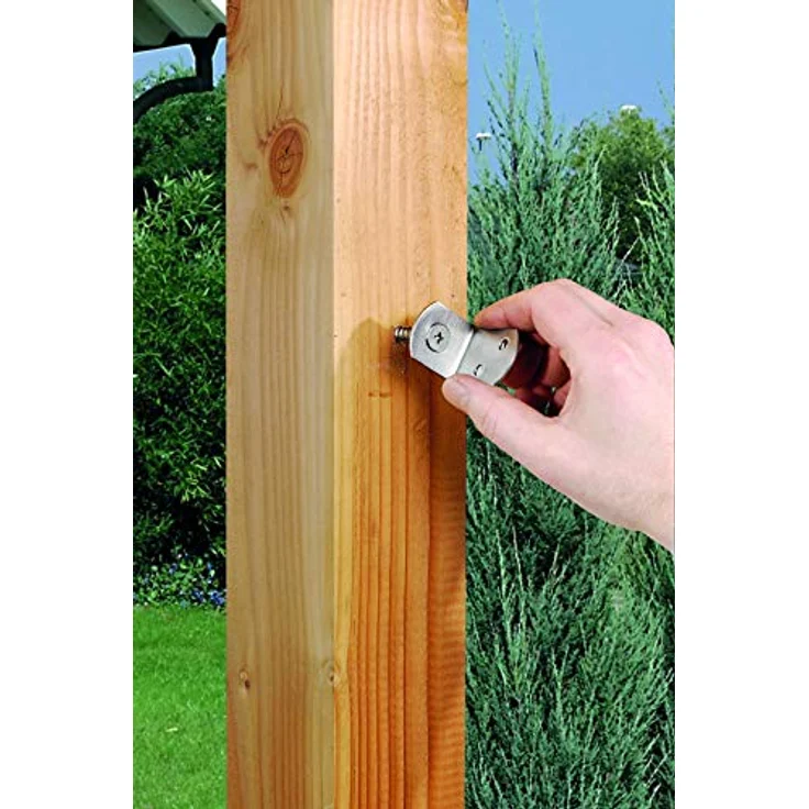 GAH-Alberts 208790 Einschraub-Werkzeug für Flechtzaunhalter, zinkphosphatiert, rubinrot RAL 3003, Ø60 mm – Bild 4