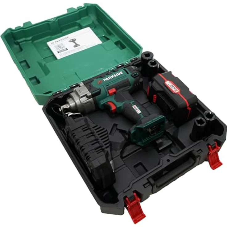 HEADNMORE® Bundle - PARKSIDE® 20V Akku Schlagschrauber PASSK 20 C4 (inkl. Akku) +Schlüsselanhänger, kraftvoller Schlagschrauber mit max. 400 Nm Drehmoment – Bild 5
