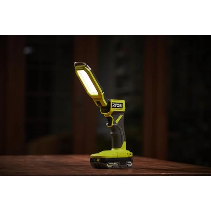 RYOBI RSL18-0, 18 V ONE+ schnurlose LED-Stiftleuchte mit 800 Lumen, Doppelscharnier-Design und 3 Helligkeitseinstellungen – Bild 3
