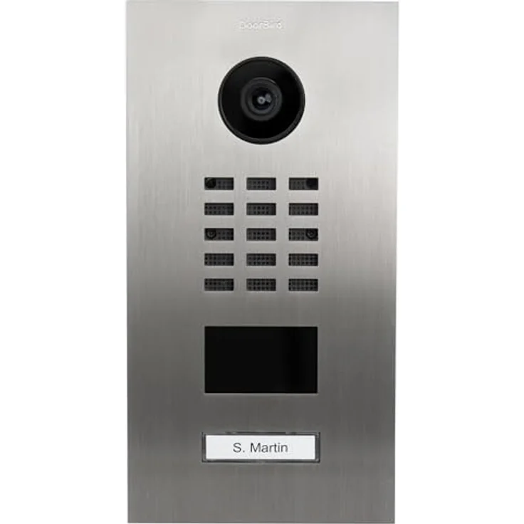 DoorBird D2101V IP-Video-Türsprechanlage LAN Außeneinheit Edelstahl V2A (gebürstet) – Bild 2