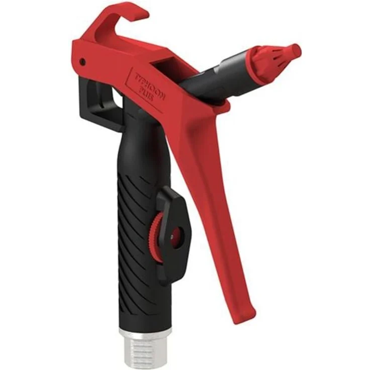 Riegler Typhoon Plus, Hochleistungs-Blaspistole aus Kunststoff mit stufenlos regelbarem Durchfluss, G1/4' Anschluss