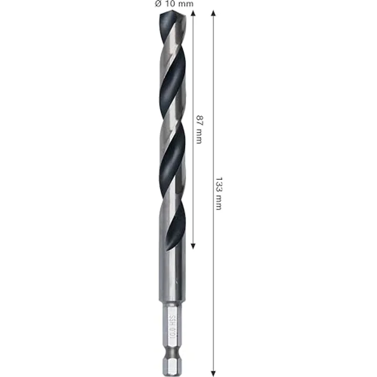 Bosch Accessories 2608577883 Metall-Spiralbohrer, HSS mit Hitzebeständigkeit, 1 Stück – Bild 3