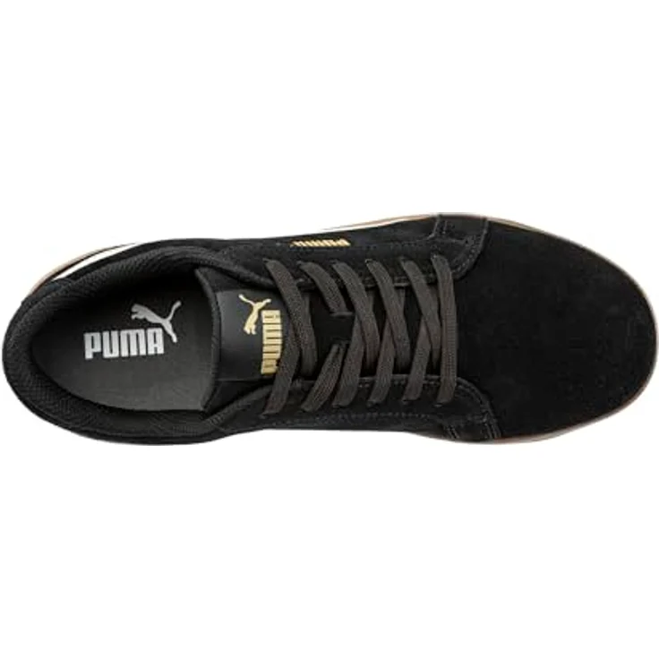 PUMA Safety ICONIC BLK/GUM LOW, Sicherheitsschuh mit Fiberglas-Zehenschutzkappe und flexibler FAP®-Zwischensohle, metallfrei, rutschfeste HERITAGE Sohle, Windabweisend, ESD-zertifiziert – Bild 3