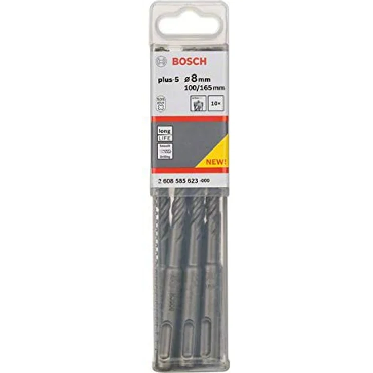 Bosch Professional Hammerbohrer SDS-plus-5 (10 Stück, Ø 8 mm) 2608585623 - Preisvergleich – Bild 5