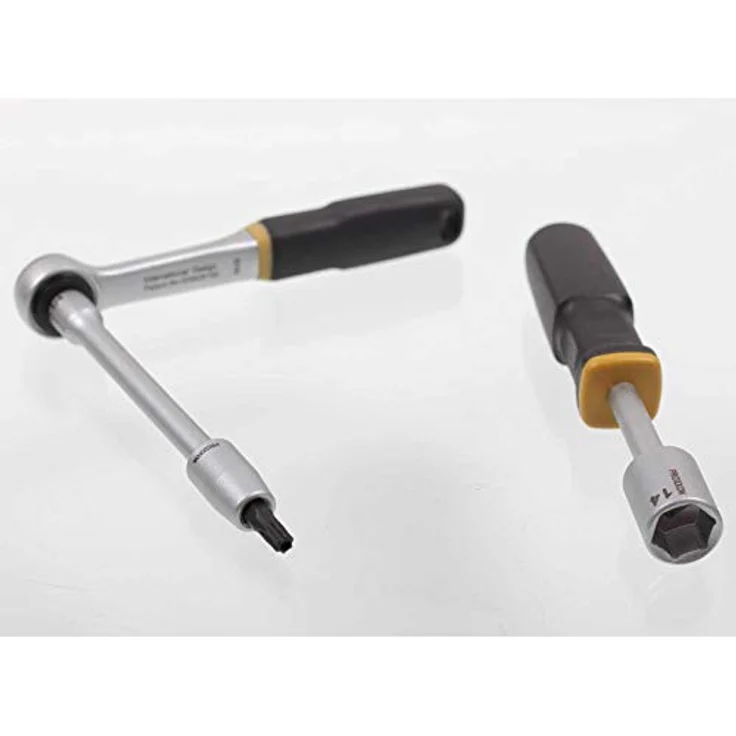 PROXXON INDUSTRIAL Bohrer- und Bitset 23070, 39-teilig mit 1/4"-Ratsche, Magnethalter, Steckschlüsseleinsätze und Sechskantbits aus Spezialstahl in stabilem Stahlkasten – Bild 8