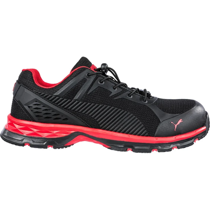 PUMA Safety FUSE MOTION 2.0 LOW Arbeitsschuh, mit IMPULSE.FOAM® Zwischensohle, hitzebeständiger Gummilaufsohle, FUSE.TEC® Elementen und Schnellschnür-System, rot – Bild 1