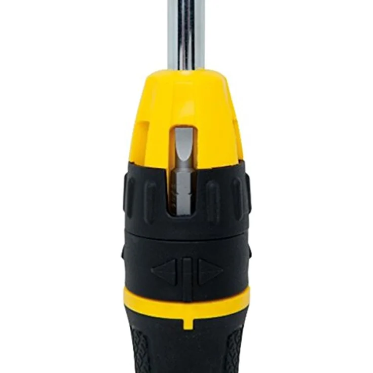Stanley Multi-Bit Ratschenschraubendreher Set (20 teilig, SL-PH-TX-SQ-Steckschlüssel, mit Bithalter) STHT0-62574 – Bild 8