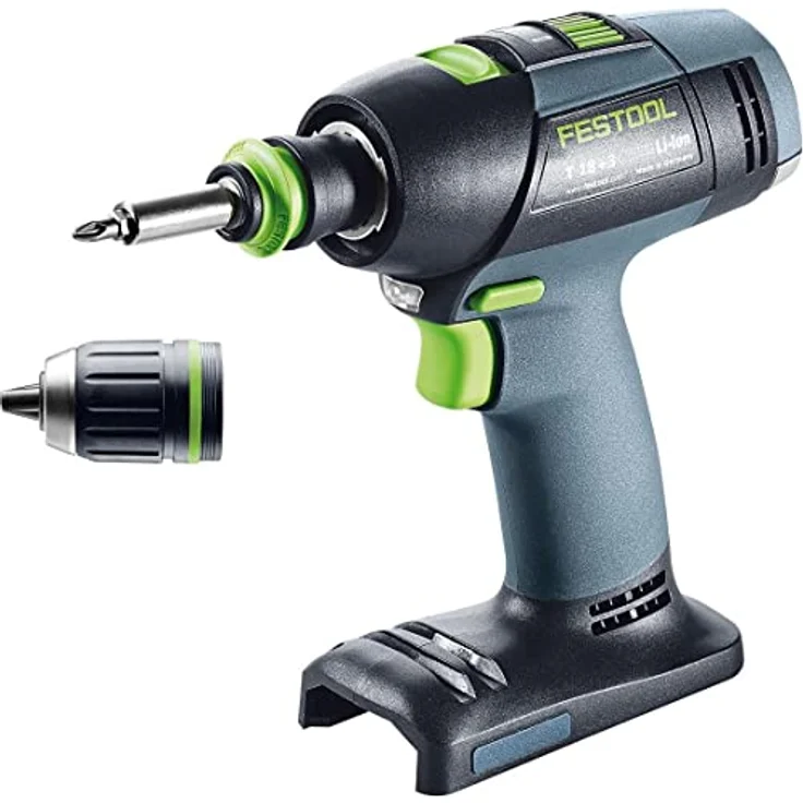 Festool T 18+3-Basic Akku-Bohrschrauber 18V 50Nm 3Ah + Koffer - ohne Akku - ohne Ladegerät (576448) – Bild 4
