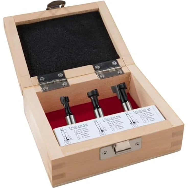 Westfalia T-Nutfräser-Set 3-teilig – Bild 4